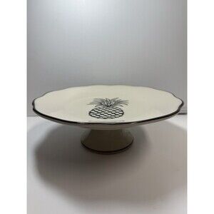 Southern Hospitality Williamsburg Andrea By Sadek Raised Pineapple Platter New